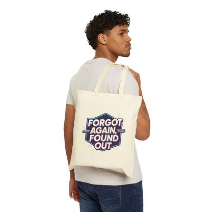 Gen X Humor Cotton Canvas Tote Bag - Reusable Eco-Friendly Grocery Bag