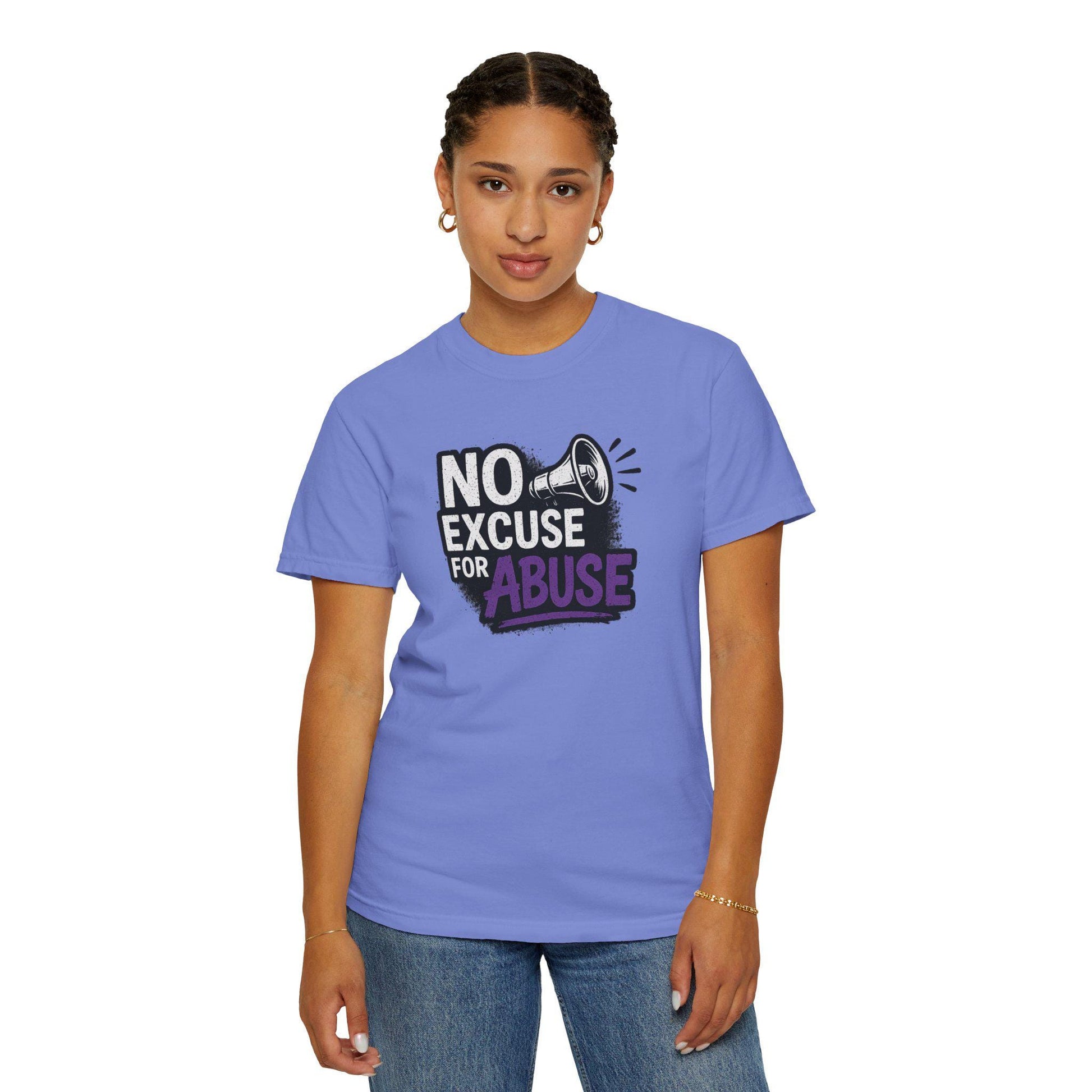 Empowering Unisex T-Shirt: No Excuse for Abuse, Awareness Shirt, Activism Tee, Gift for Supporters, Comfort Wear