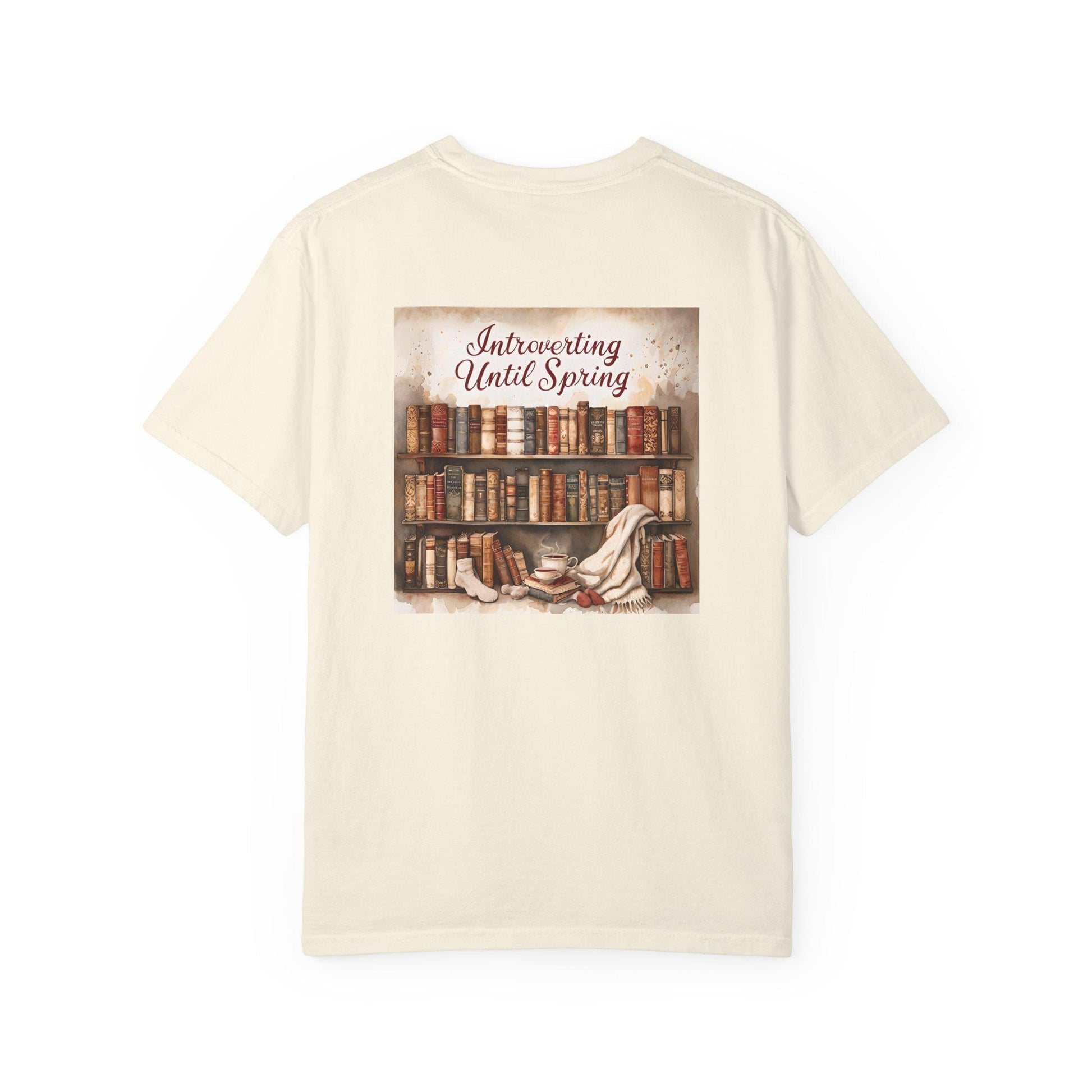 Introverting Until Spring T-Shirt: Cozy Literary Gift