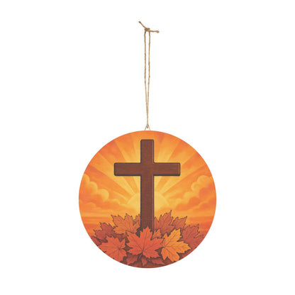 Faith-Inspired Cross Wall Art: Rustic Wood Sign, Religious Home Decor