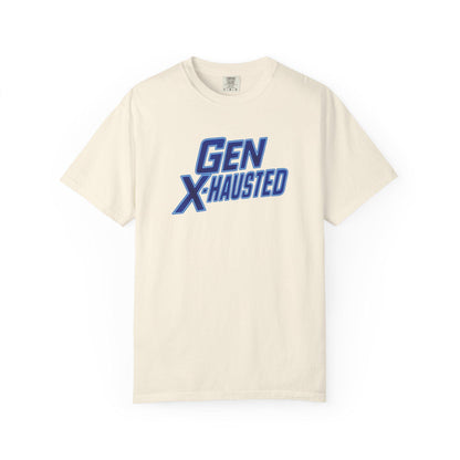 Gen X-Hausted T-Shirt: Retro 80s 90s Humor Tee