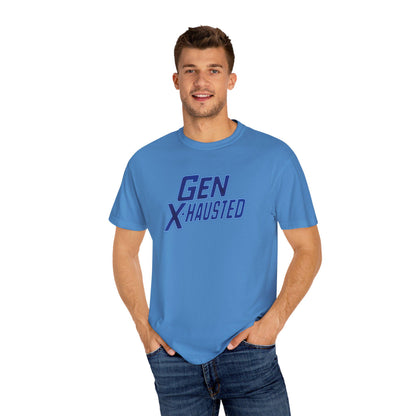 Gen X-Hausted T-Shirt: Retro 80s 90s Humor Tee