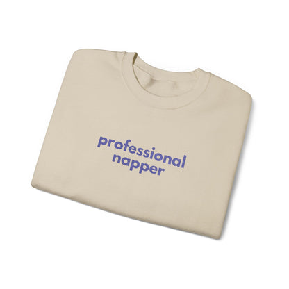 Professional Napper Sweatshirt: Gen X Humor, Cozy Loungewear