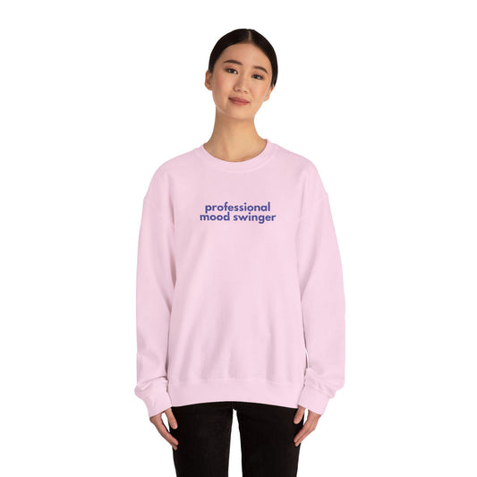Gen X Humor Sweatshirt: Mood Swinger Crewneck - Unisex Apparel