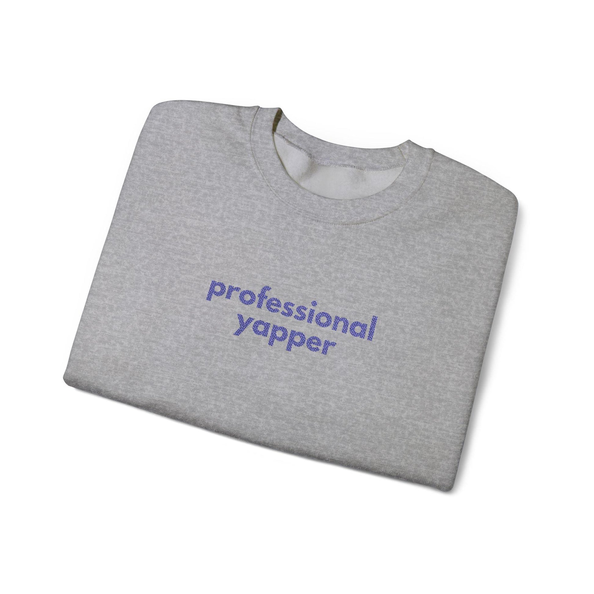 Professional Yapper Crewneck Sweatshirt: Cozy Dog Lover Gift