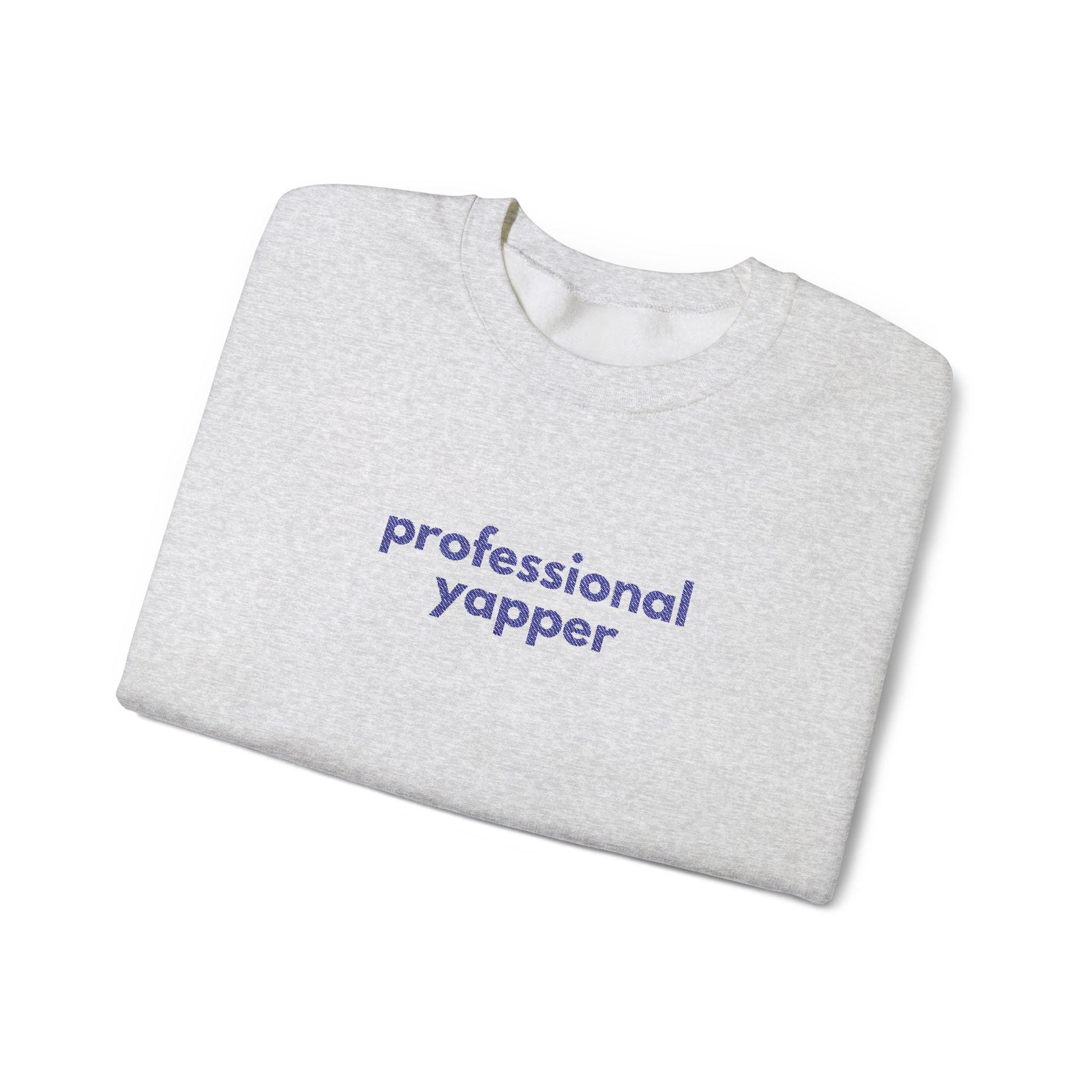 Professional Yapper Crewneck Sweatshirt: Cozy Dog Lover Gift