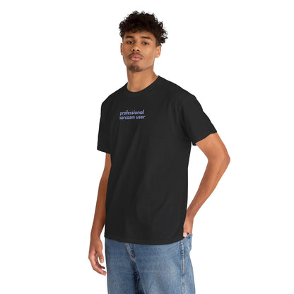 Professional Sarcasm User Heavy Cotton Tee: Funny Statement Shirt