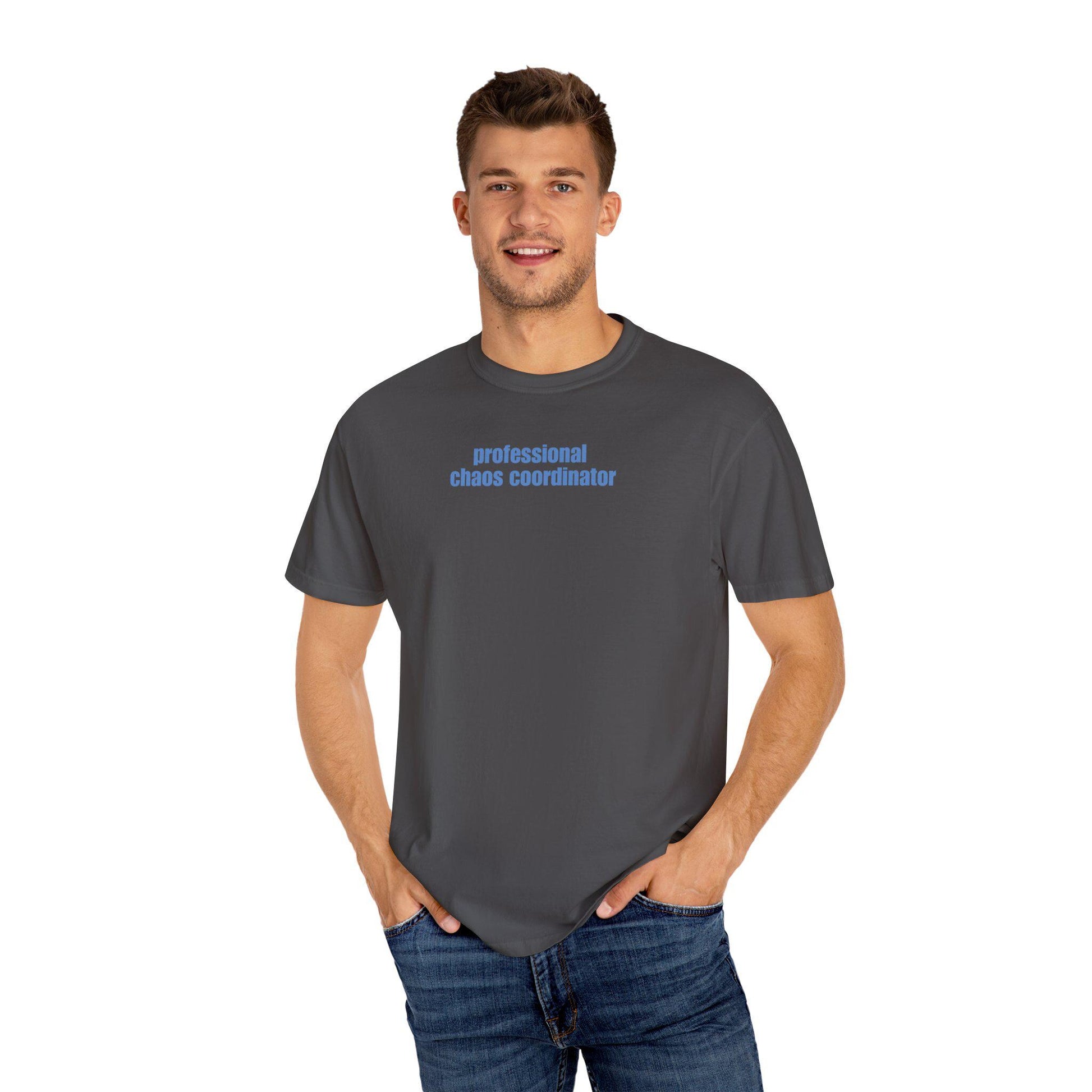 Professional Chaos Coordinator T-Shirt: Unisex Comfort Colors Tee