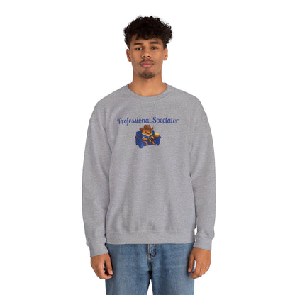 Funny "Professional Spectator" Sweatshirt: Cozy Unisex Crewneck