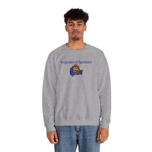 Funny "Professional Spectator" Sweatshirt: Cozy Unisex Crewneck
