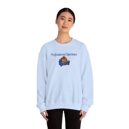 Funny "Professional Spectator" Sweatshirt: Cozy Unisex Crewneck