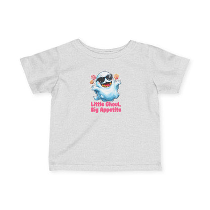Little Ghoul Big Appetite Infant Tee: Adorable Halloween T-Shirt