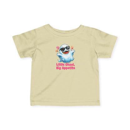 Little Ghoul Big Appetite Infant Tee: Adorable Halloween T-Shirt