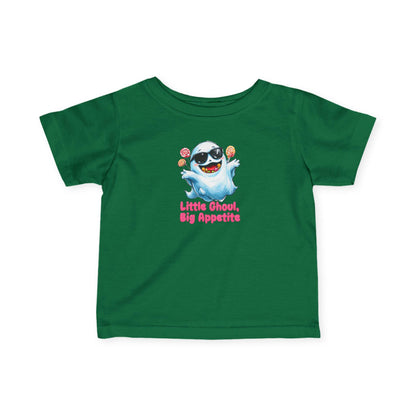 Little Ghoul Big Appetite Infant Tee: Adorable Halloween T-Shirt
