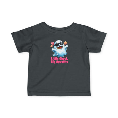 Little Ghoul Big Appetite Infant Tee: Adorable Halloween T-Shirt
