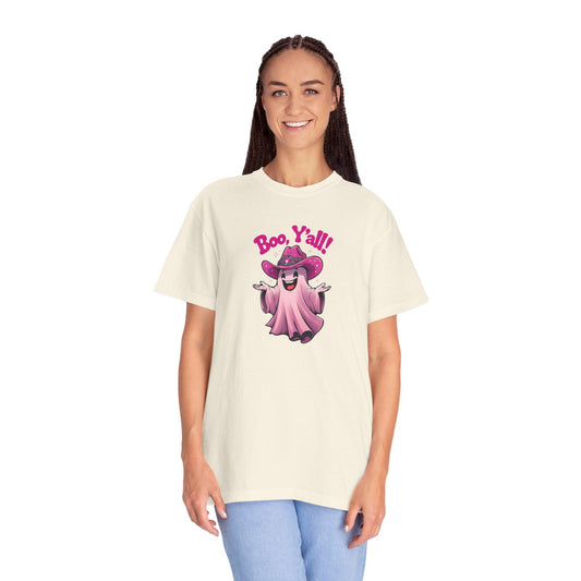 Boo Y'all Ghost T-Shirt: Fun Halloween Unisex Tee