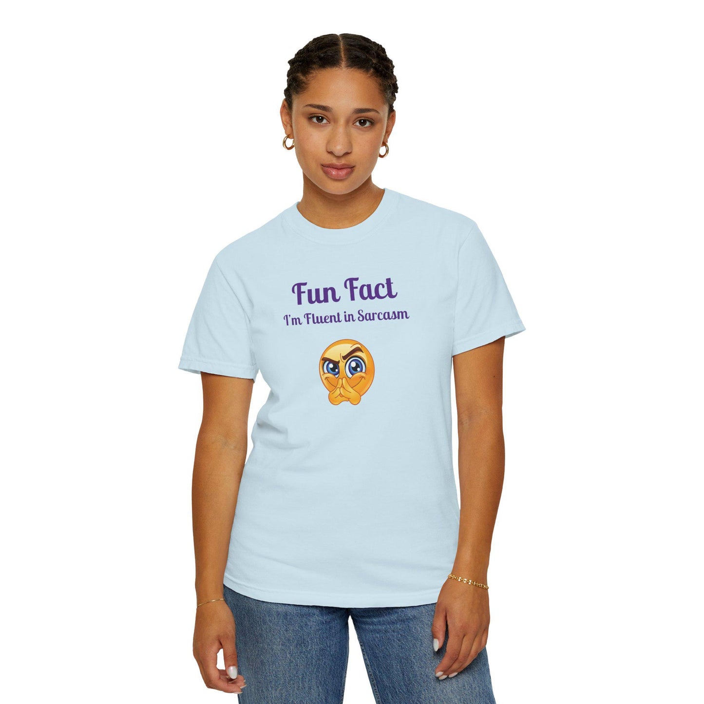 Sarcastic Quote T-Shirt: Fun Fact I'm Fluent in Sarcasm