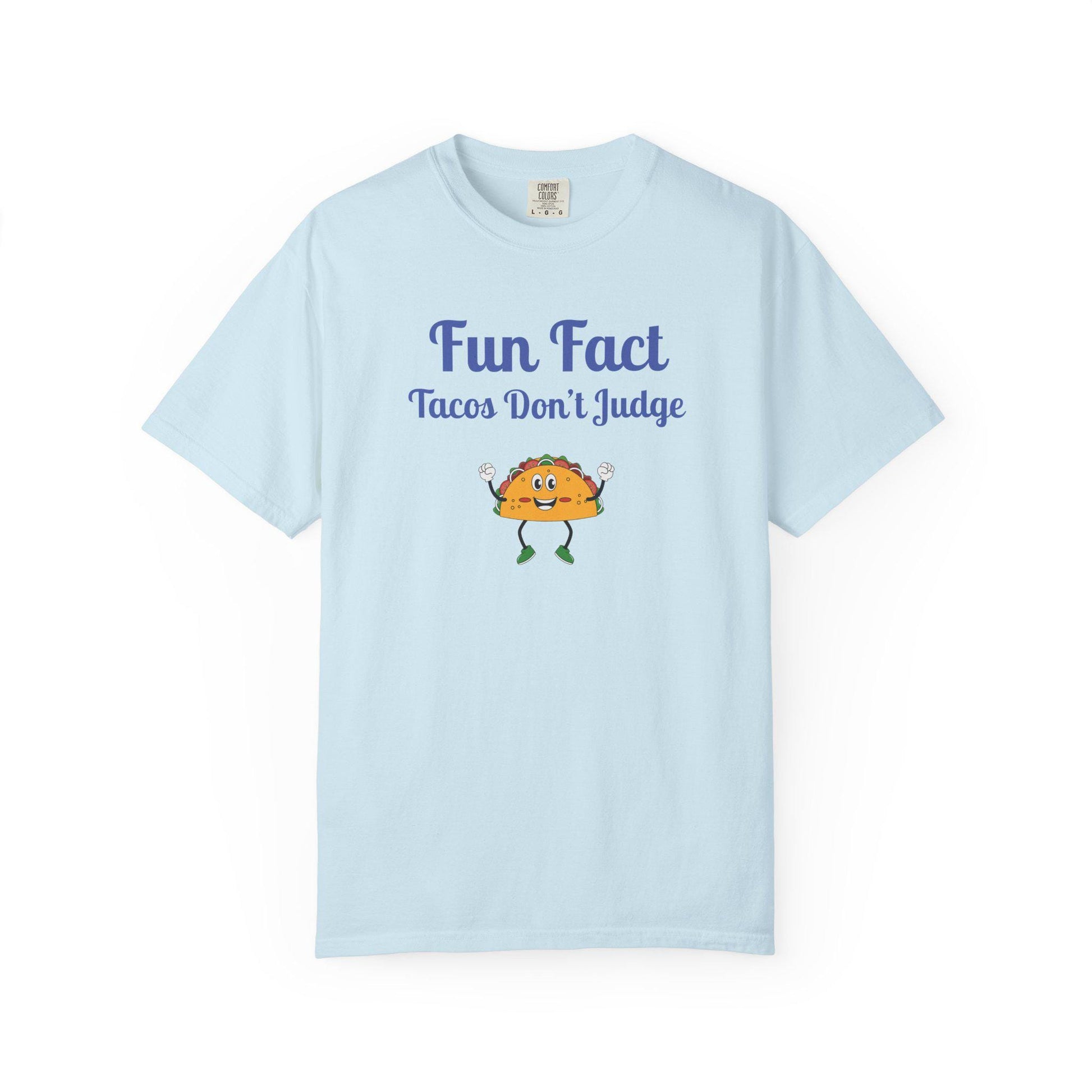 Fun Fact Taco Tee: Humorous Foodie Graphic T-Shirt