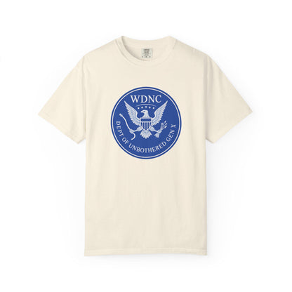 WDNC Unbothered Gen X Humor T-shirt, Funny Graphic Tee, Sarcastic Shirt, Vintage Unisex Top, Cool Tee