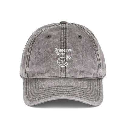 Embroidered Cap, Vintage Baseball Hat Protect Your Joy, Dad Hat, Retro Cap, Distressed Hat, Women's Cap, Gift for Him, Summer Hat