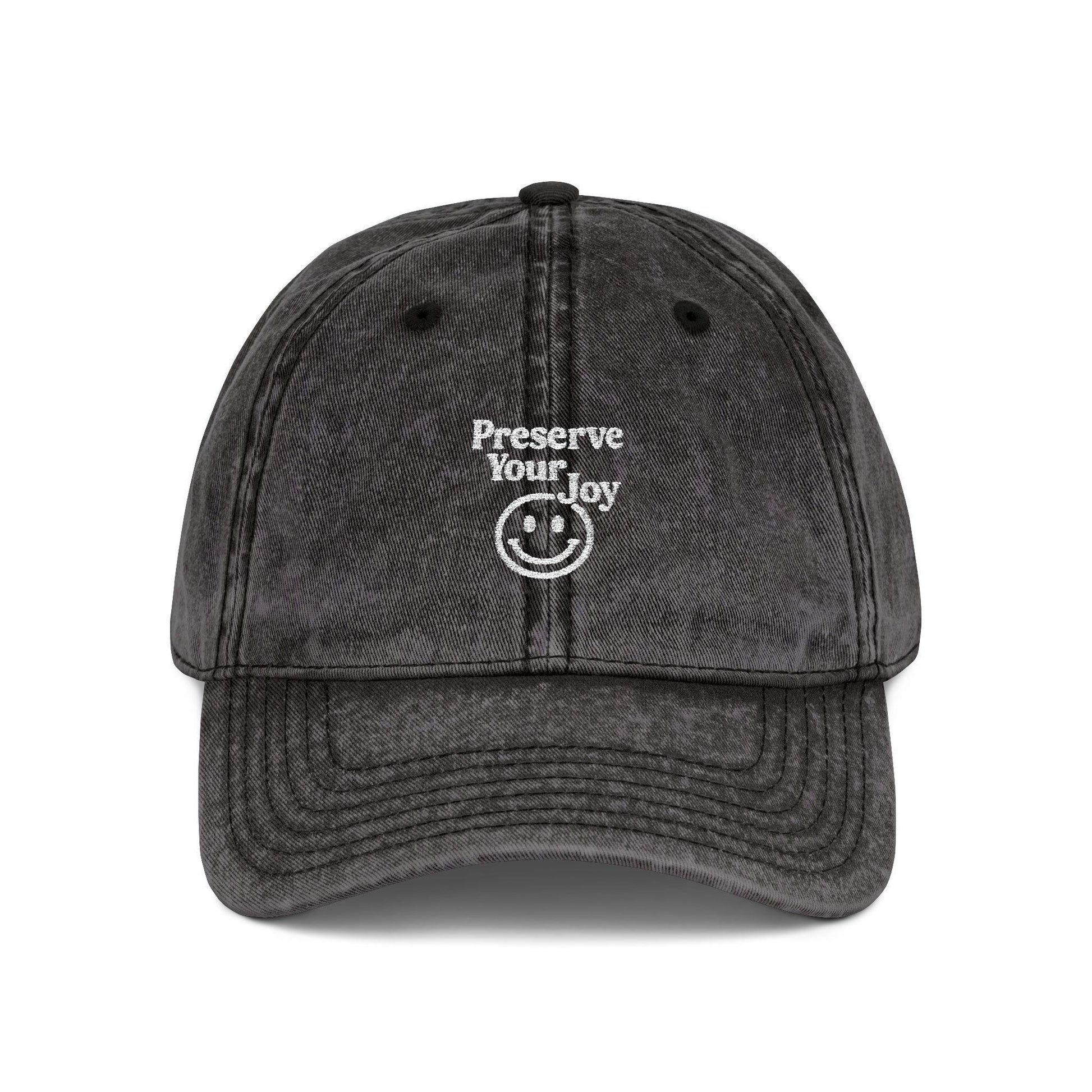 Embroidered Cap, Vintage Baseball Hat Protect Your Joy, Dad Hat, Retro Cap, Distressed Hat, Women's Cap, Gift for Him, Summer Hat