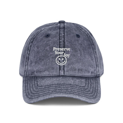 Embroidered Cap, Vintage Baseball Hat Protect Your Joy, Dad Hat, Retro Cap, Distressed Hat, Women's Cap, Gift for Him, Summer Hat