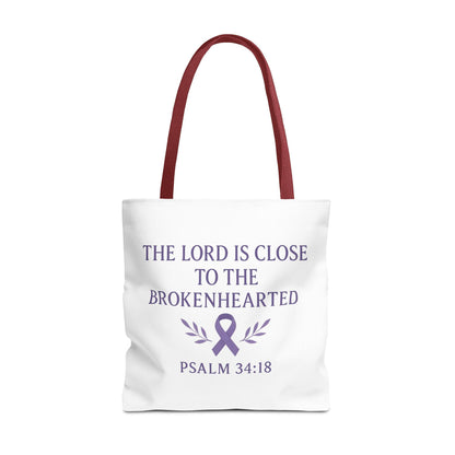 Inspirational Tote Bag, Meaningful Gift for Healing, Supportive Message, Versatile Use, Great for Christian Gifts