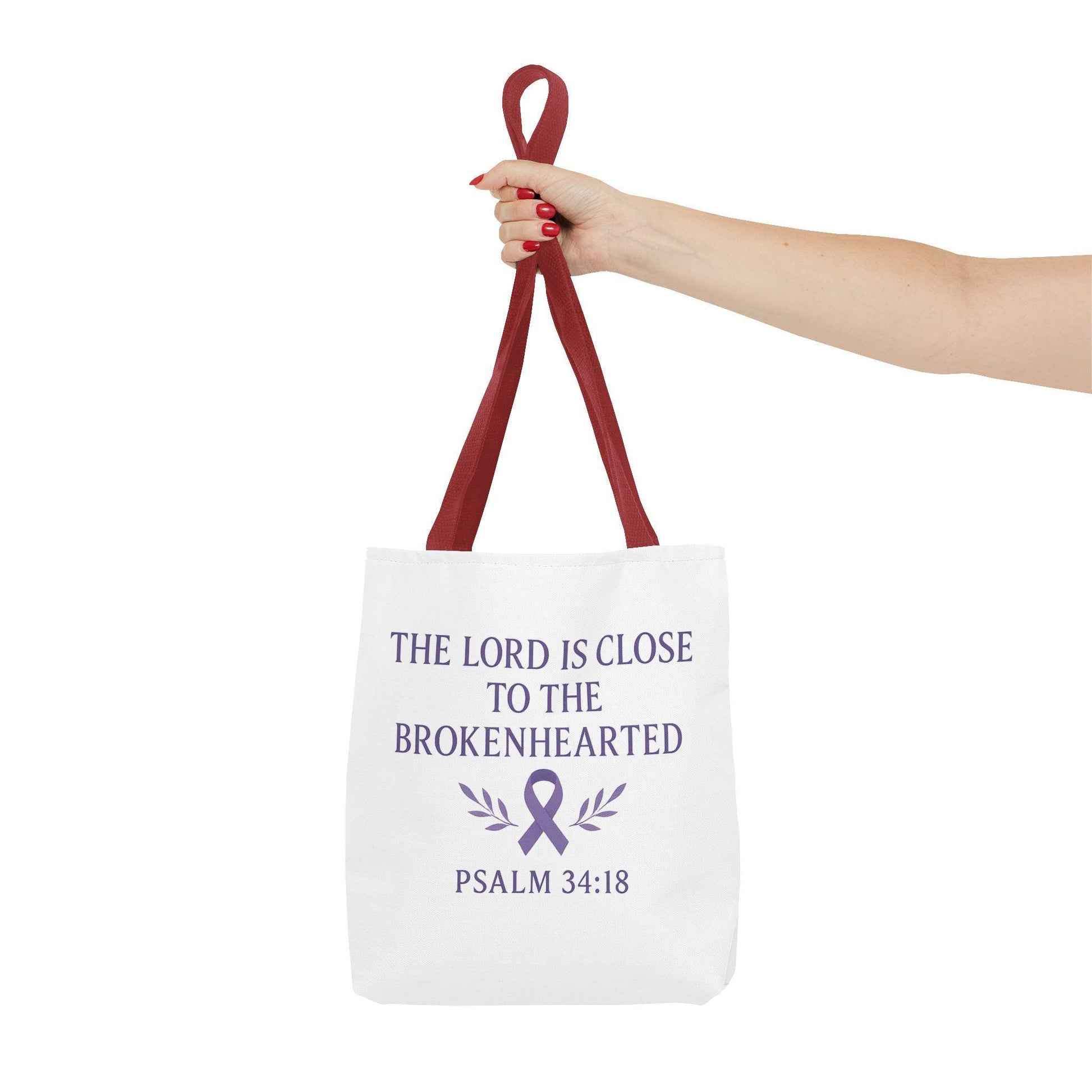 Inspirational Tote Bag, Meaningful Gift for Healing, Supportive Message, Versatile Use, Great for Christian Gifts