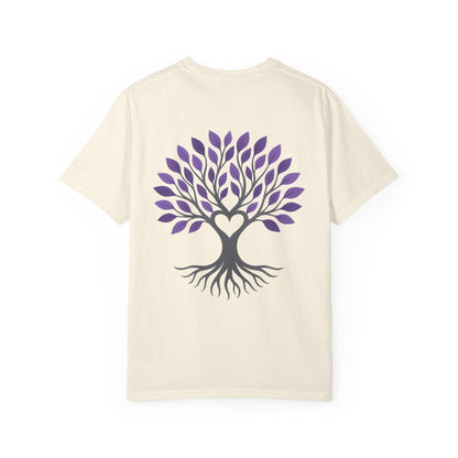 Awareness Tree Unisex T-shirt, Nature Lover Gift, Earth Day Shirt, Environmentalist Tee, Eco-Friendly Top