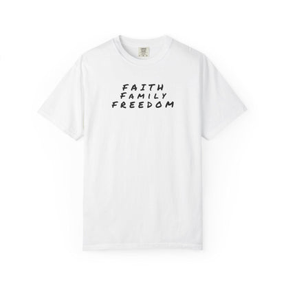 Faith Family Freedom Unisex T-shirt, Christian Tee, Faith Over Fear Shirt, Religious Apparel, Inspirational Clothing