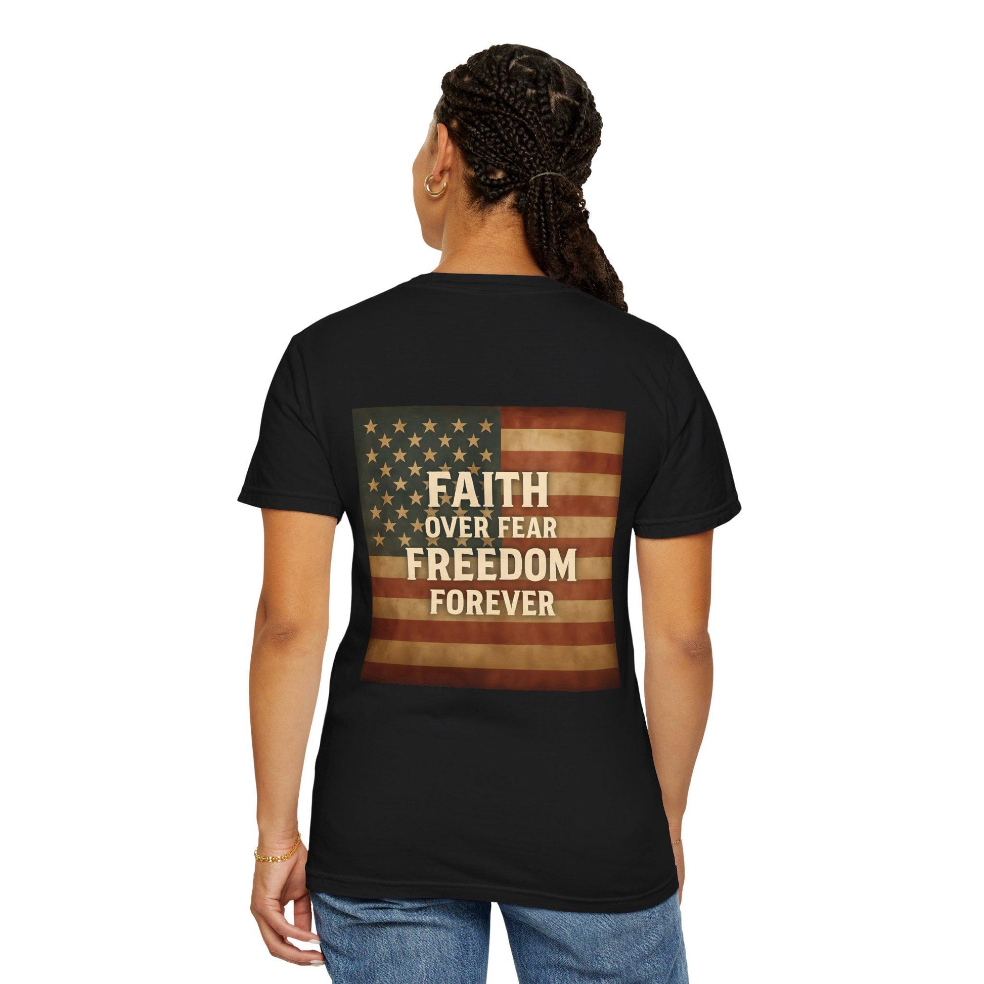 Faith Family Freedom Unisex T-shirt, Christian Tee, Faith Over Fear Shirt, Religious Apparel, Inspirational Clothing