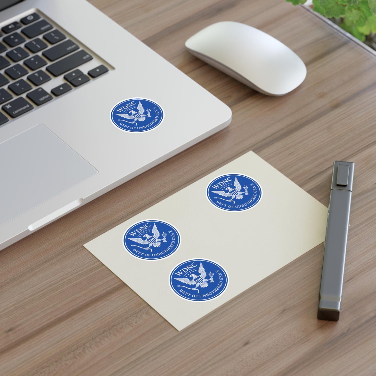 WDNC Department of Unbothered Sticker Sheets, Fun Office Decor, Laptop Stickers, Gift for Students, Journal Decor