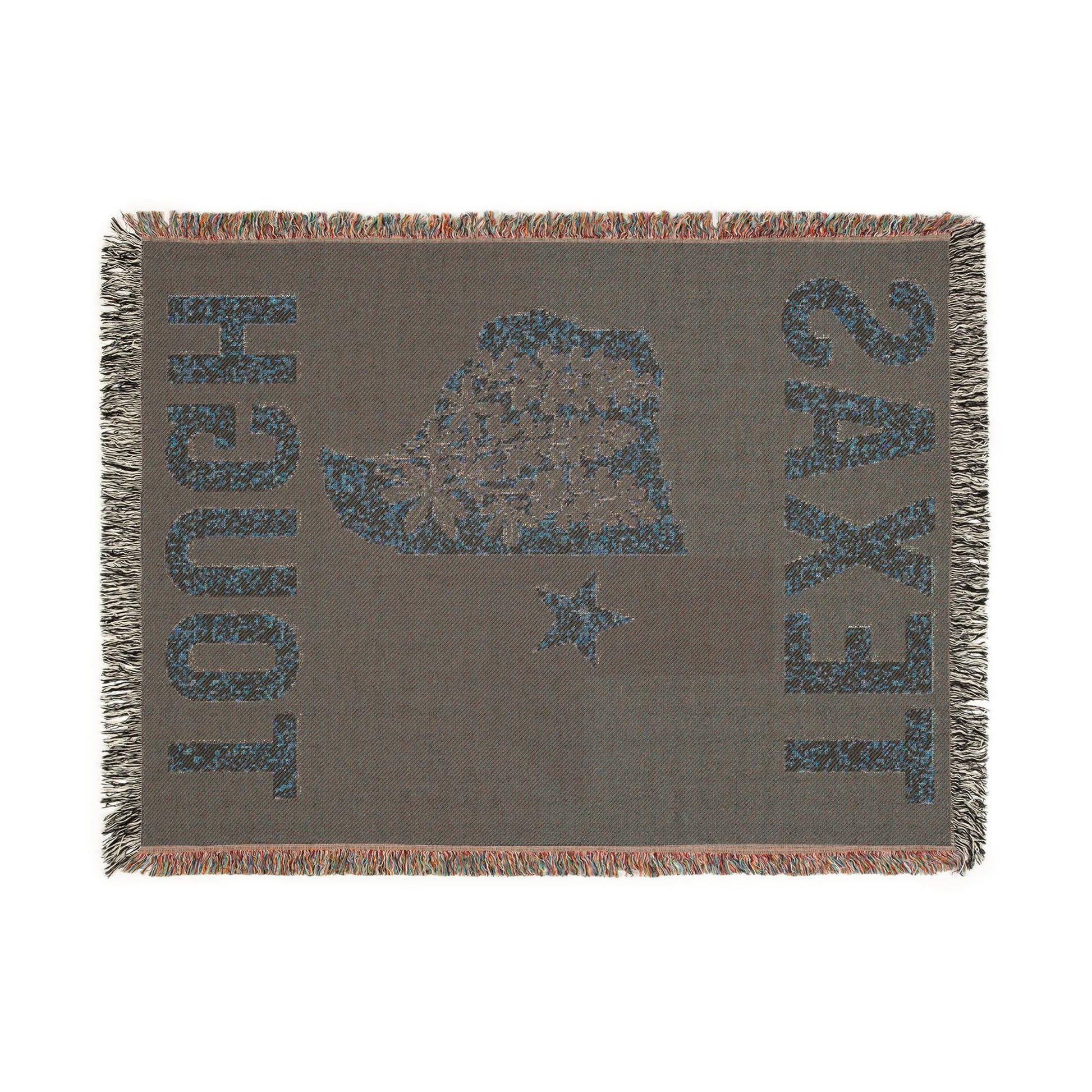 Texas Tough Woven Blanket, Cozy Home Decor, Southwestern Style Throw for Any Occasion, Great Gift for Texans, Picnic Essential