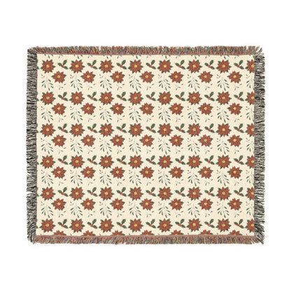 Bohemian Woven Blanket Retreat | Cozy Throw for Home Decor, Gifts, Picnics, and Festivals | Farmhouse Style, Vintage Pattern, Soft Textile