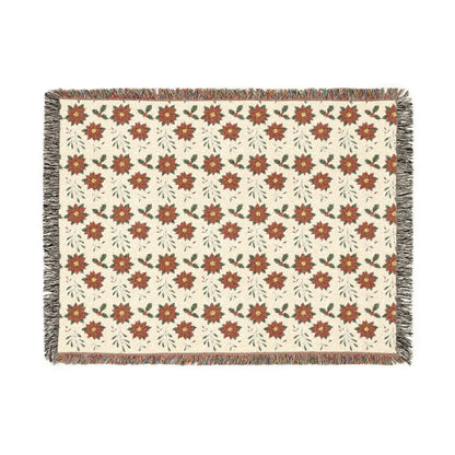 Bohemian Woven Blanket Retreat | Cozy Throw for Home Decor, Gifts, Picnics, and Festivals | Farmhouse Style, Vintage Pattern, Soft Textile
