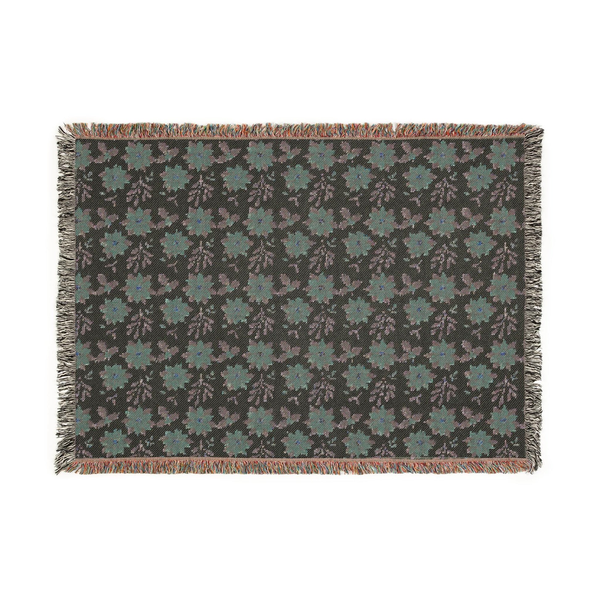 Bohemian Woven Blanket Retreat | Cozy Throw for Home Decor, Gifts, Picnics, and Festivals | Farmhouse Style, Vintage Pattern, Soft Textile