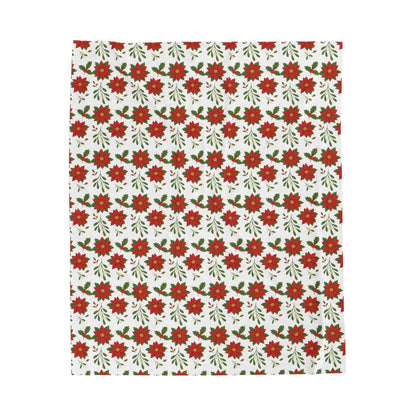 Cozy Christmas Plush Blanket, Soft Holiday Throw Blanket, Perfect for Winter Decor, Gift for Her, Warm Home Essentials
