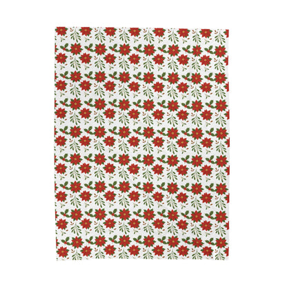 Cozy Christmas Plush Blanket, Soft Holiday Throw Blanket, Perfect for Winter Decor, Gift for Her, Warm Home Essentials