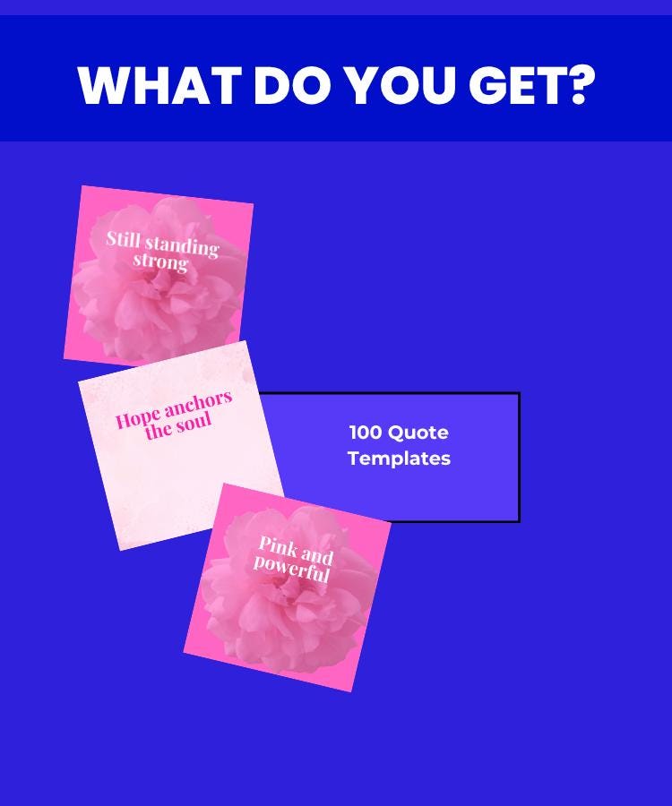 90 Breast Cancer Awareness Quotes | Inspirational Pink Ribbon Sayings (Digital Download)