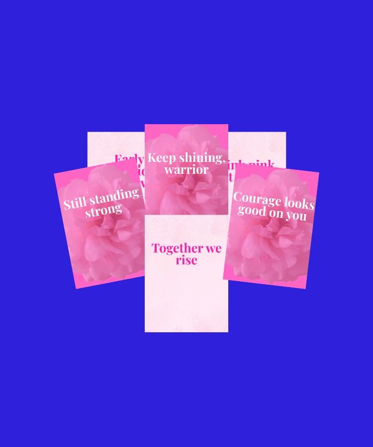 90 Breast Cancer Awareness Quotes | Inspirational Pink Ribbon Sayings (Digital Download)