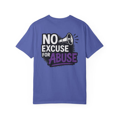 Empowering Unisex T-Shirt: "No Excuse for Abuse" - Casual Wear, Gift for Activists, Awareness Apparel, Comfort Tee