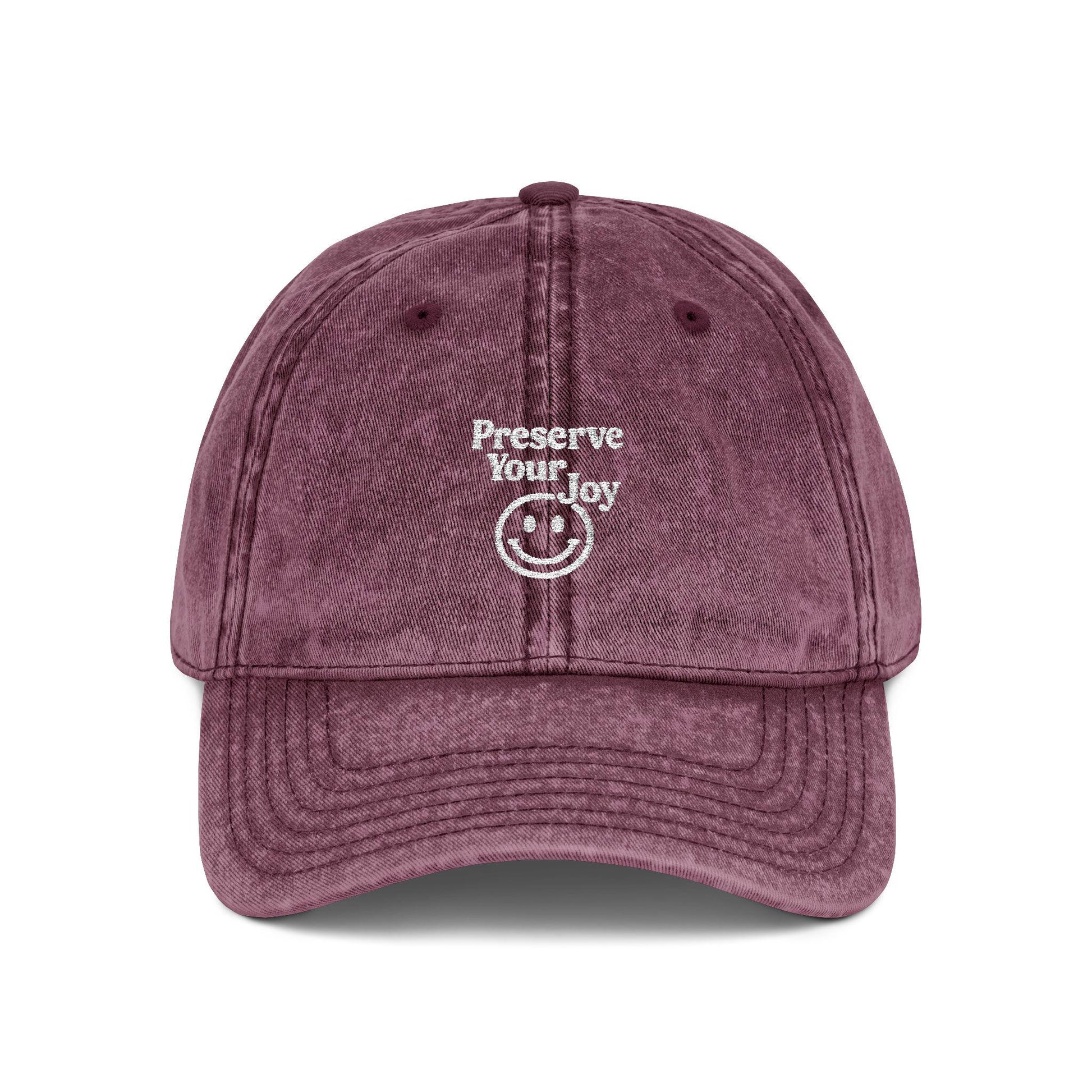 Embroidered Cap, Vintage Baseball Hat Protect Your Joy, Dad Hat, Retro Cap, Distressed Hat, Women's Cap, Gift for Him, Summer Hat