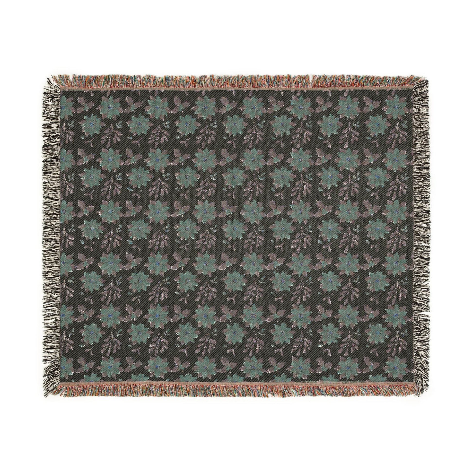 Bohemian Woven Blanket Retreat | Cozy Throw for Home Decor, Gifts, Picnics, and Festivals | Farmhouse Style, Vintage Pattern, Soft Textile
