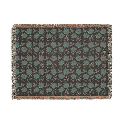 Bohemian Woven Blanket Retreat | Cozy Throw for Home Decor, Gifts, Picnics, and Festivals | Farmhouse Style, Vintage Pattern, Soft Textile