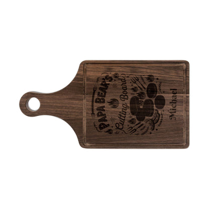 Papa Bear's Cutting Board | Personalized Engraved Wooden Board