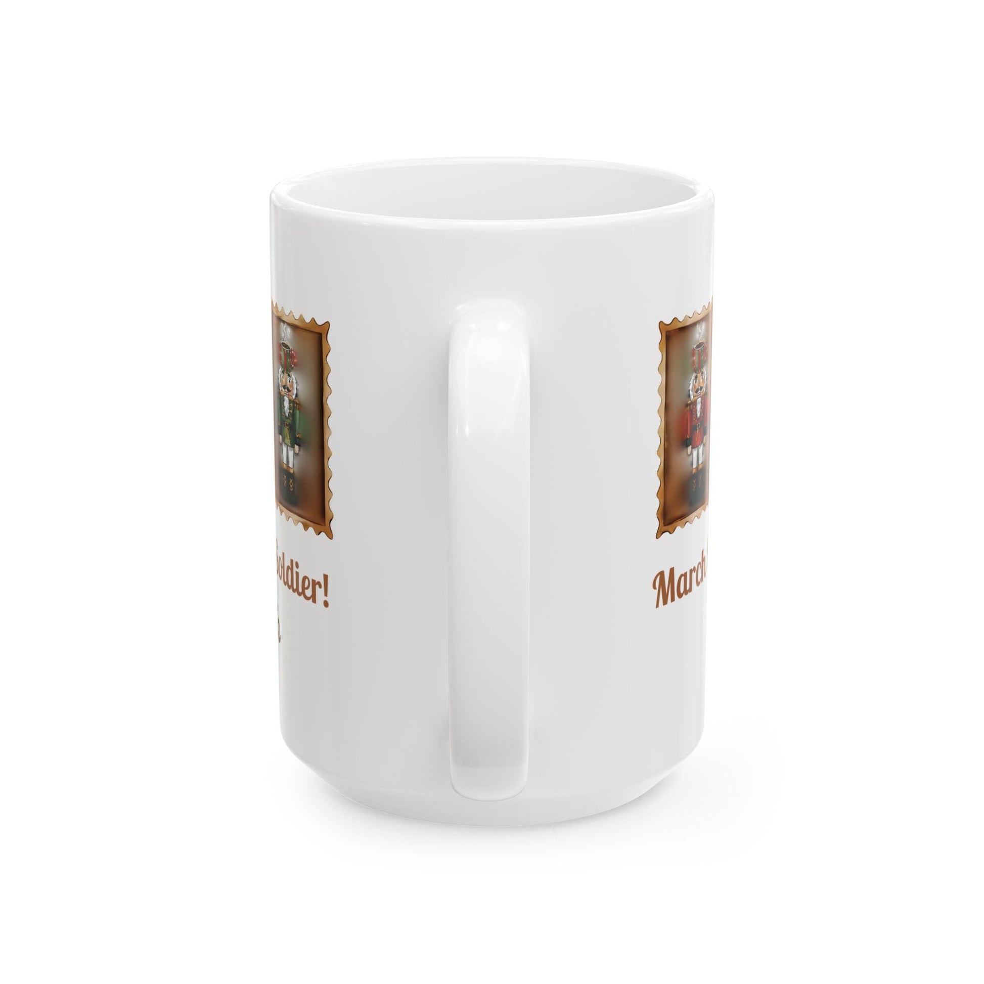 Nutcracker Soldier Mug | March On Coffee Soldier Christmas Mug