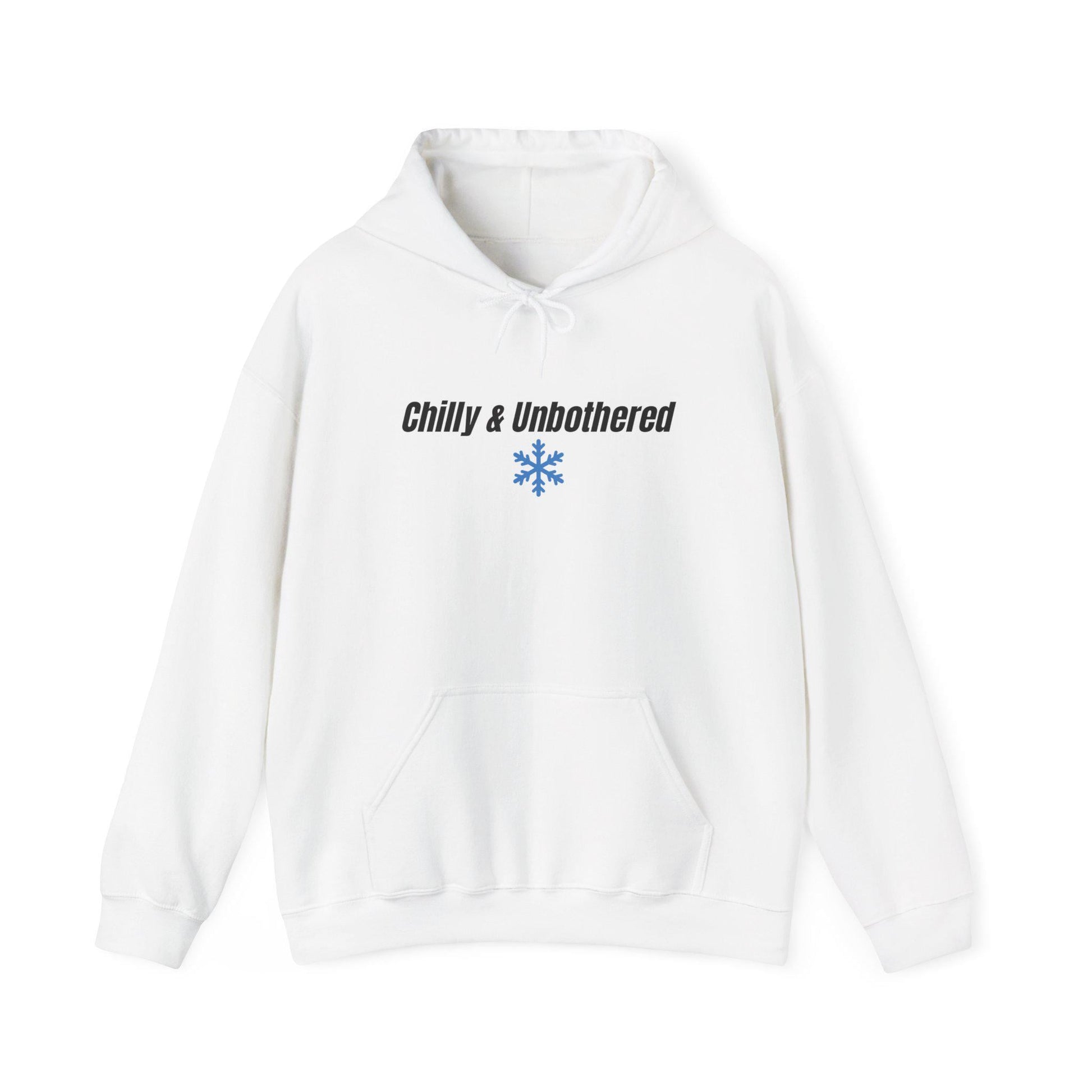 Chilly & Unbothered hoodie | Snowflake graphic sweatshirt