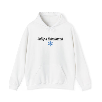 Chilly & Unbothered hoodie | Snowflake graphic sweatshirt