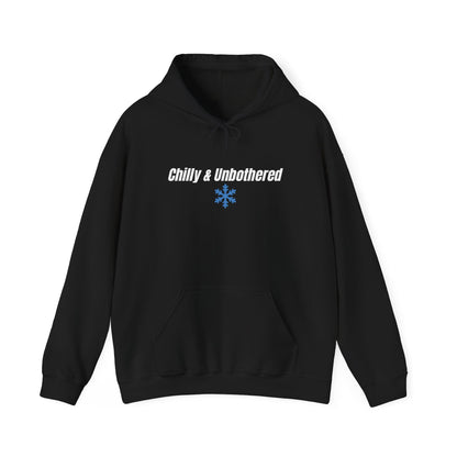 Chilly & Unbothered hoodie | Snowflake graphic sweatshirt