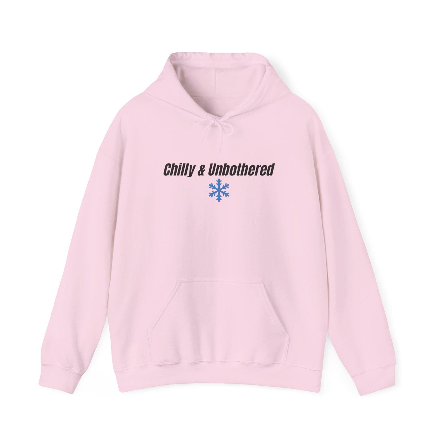 Chilly & Unbothered hoodie | Snowflake graphic sweatshirt